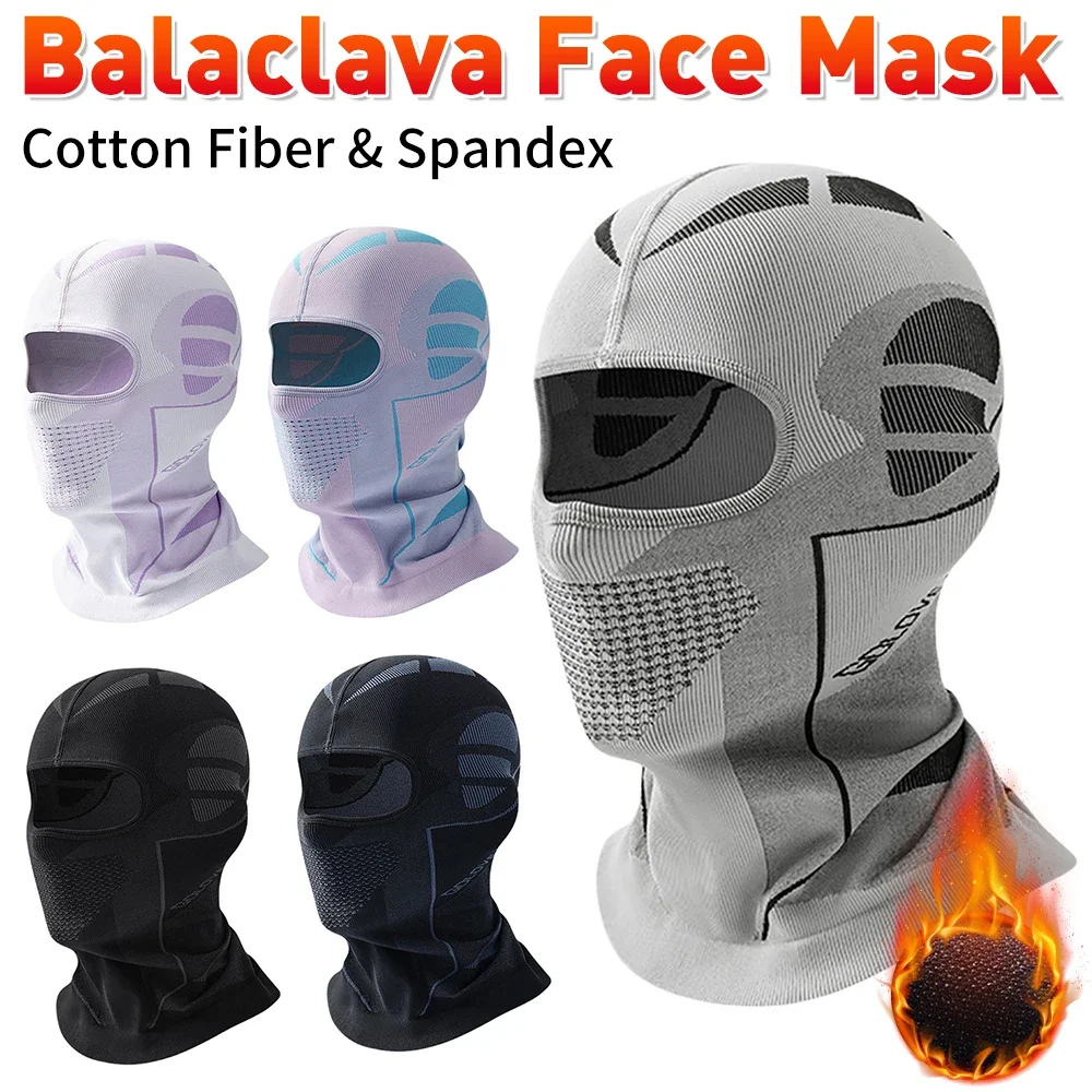 Motorcycle Balaclava Mask Full Face Mask Bandana Hood Ski Mask Basamontaña for Men Ski Balaclava Motorcycle Helmet Accessory