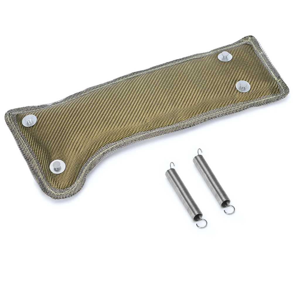 Vr-turbo Heat Shield /Turbocharger Coat WRAP + SPRING untuk Aksesoris Mobil Subaru WRX Vr2306t (Warna: Titanium)