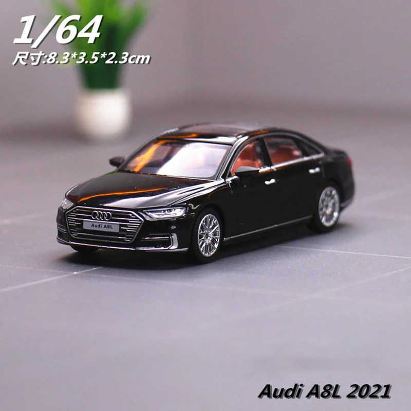 JKM 1:64 Audi A8 Horch Alloy Car Diecasts & Toy Vehicles Car Model Miniature Scale Model Car For Children