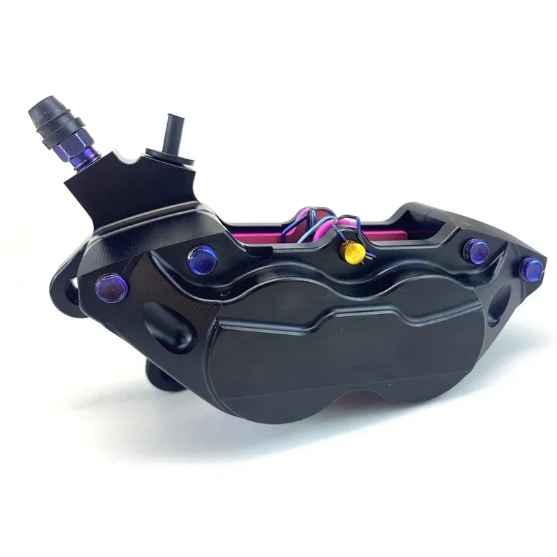RPM Motorcycle Brake Caliper 40mm Mounting P4 Piston Axial Brake Pump For Honda Yamaha Kawasaki Suzuki Scooter Dirt Bike Modify