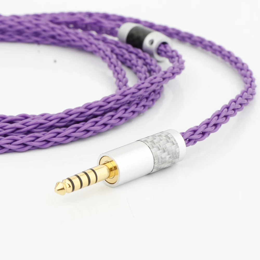 كابل سماعة رأس مطلي بالفضة 8 Core OCC استبدال كابل ترقية لكابل MrSpeakers Mr Speakers Ether Alpha Dog Prime Haldane