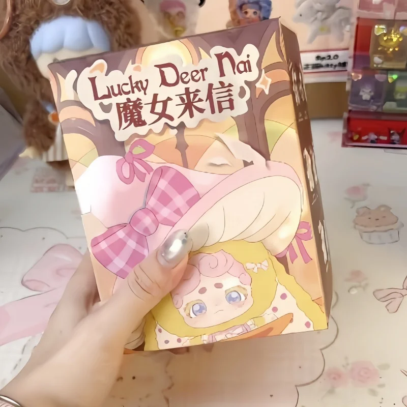 

Новый Lucky Deernai Witch Halloween Limit, милые виниловые фигурки слепых коробок, украшения для детей, подарки на день рождения, Рождество, сумка, подвески, натуральная