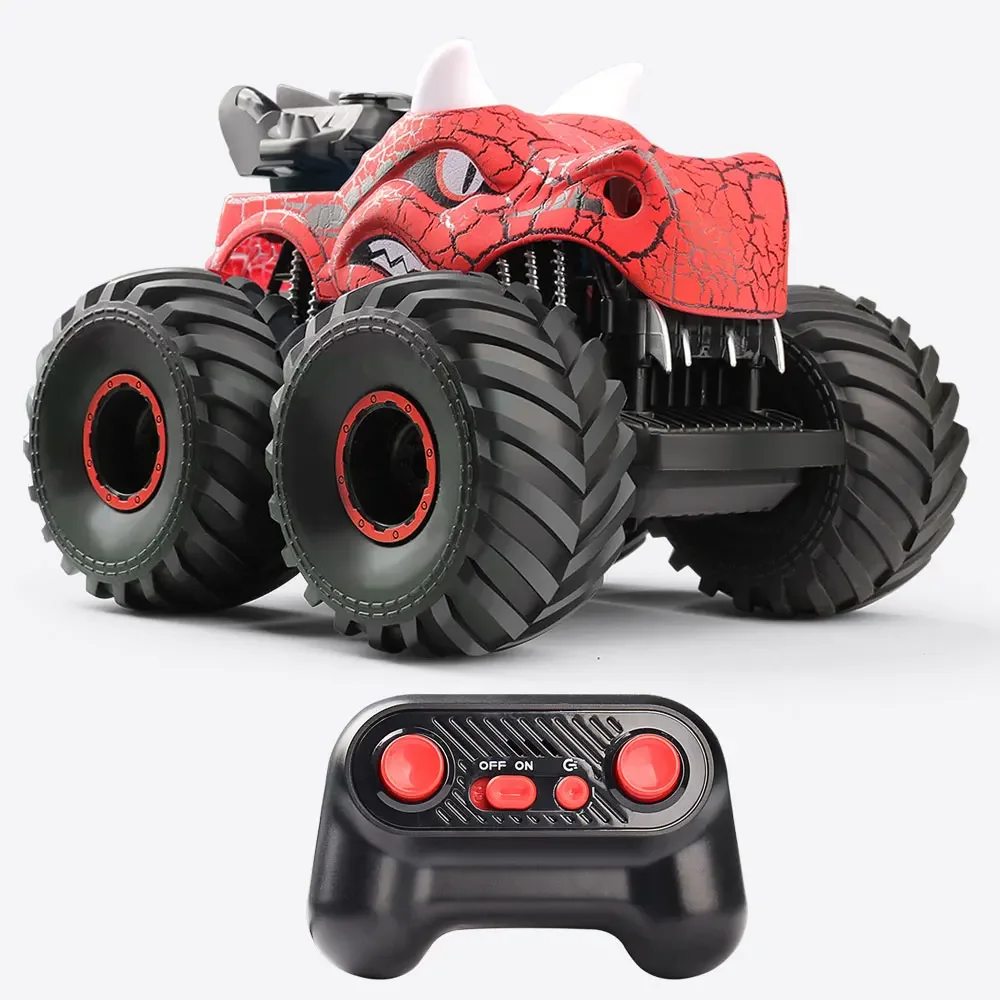 New 2.4G Climbing Car Stunt Car 1:20 Toy Car Remote Control High-Speed Spray  Dinosaur Off-Road Climbing Boy Gift