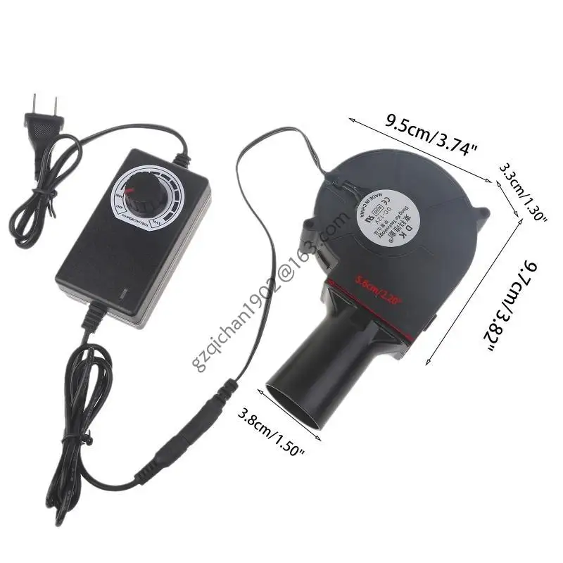 X7AB لـ BFB1012EH Blower 1U 2U خادم مخصص Turbofan 9733 97x97x33mm 9.7cm 12v 2.94a