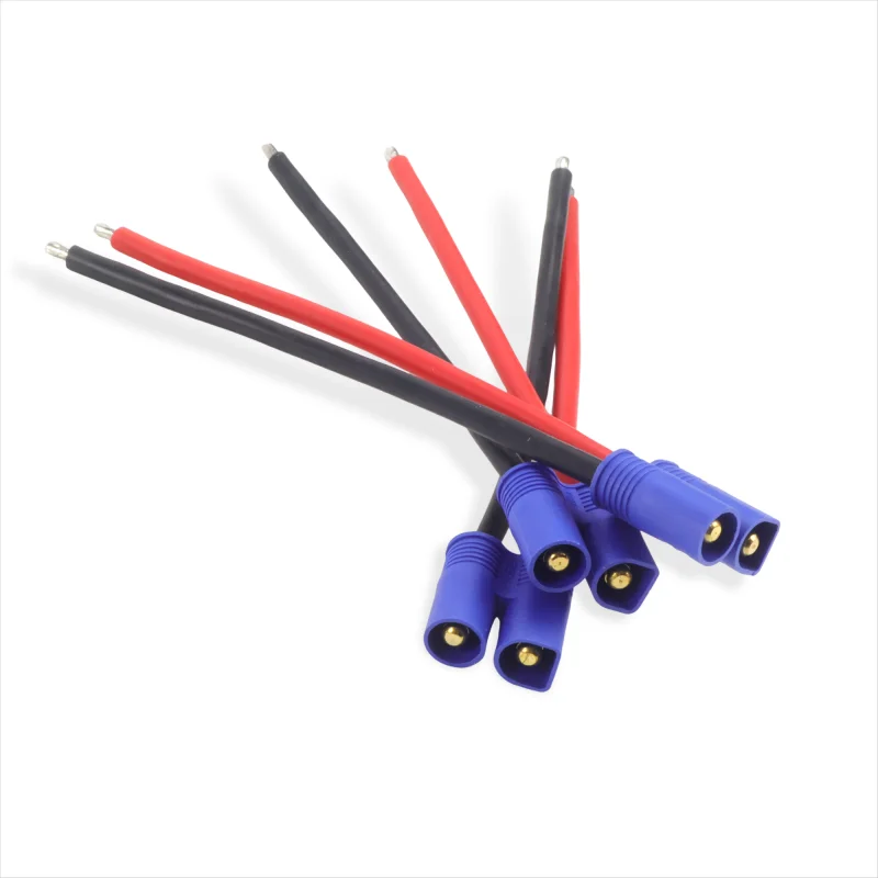 

Кремниевый кабель EC3 14AWG, 2/6 шт. EC3, вилка/розетка, радиоуправляемая батарея, игрушка, хвостовая вилка, длина хвоста 10 см, оптовая продажа для зарядного устройства для радиоуправляемого страйкбола