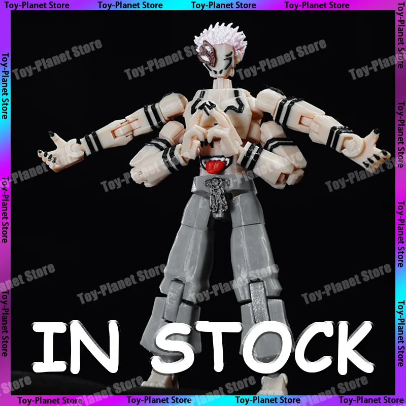 

In Stock 3d Printed Jujutsu Kaisen Ryomen King Of Curses Heian Sukuna Multi-Jointed Shapeshift Action Figures Model Custom Gifts
