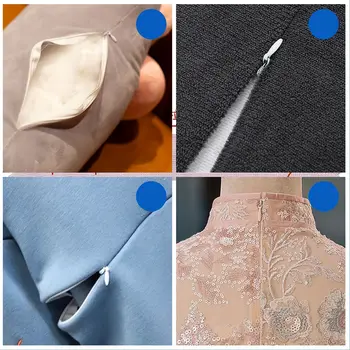 5 ks vícebarevných neviditelných zipů o šířce 3#18-60cm, nylonových, vhodných na zavazadla, látkové tašky, boty a klobouky, skrytý zip 10 nejlepší prodej zip na zavazadla - №2