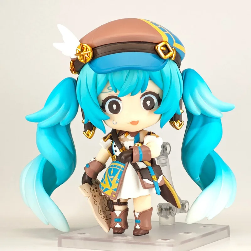 

Новая фигурка Мику Чиби, серия 100-х приключений, ПВХ, 10 см, аниме-игрушка, Коллекционная демонстрационная модель, официальная в наличии