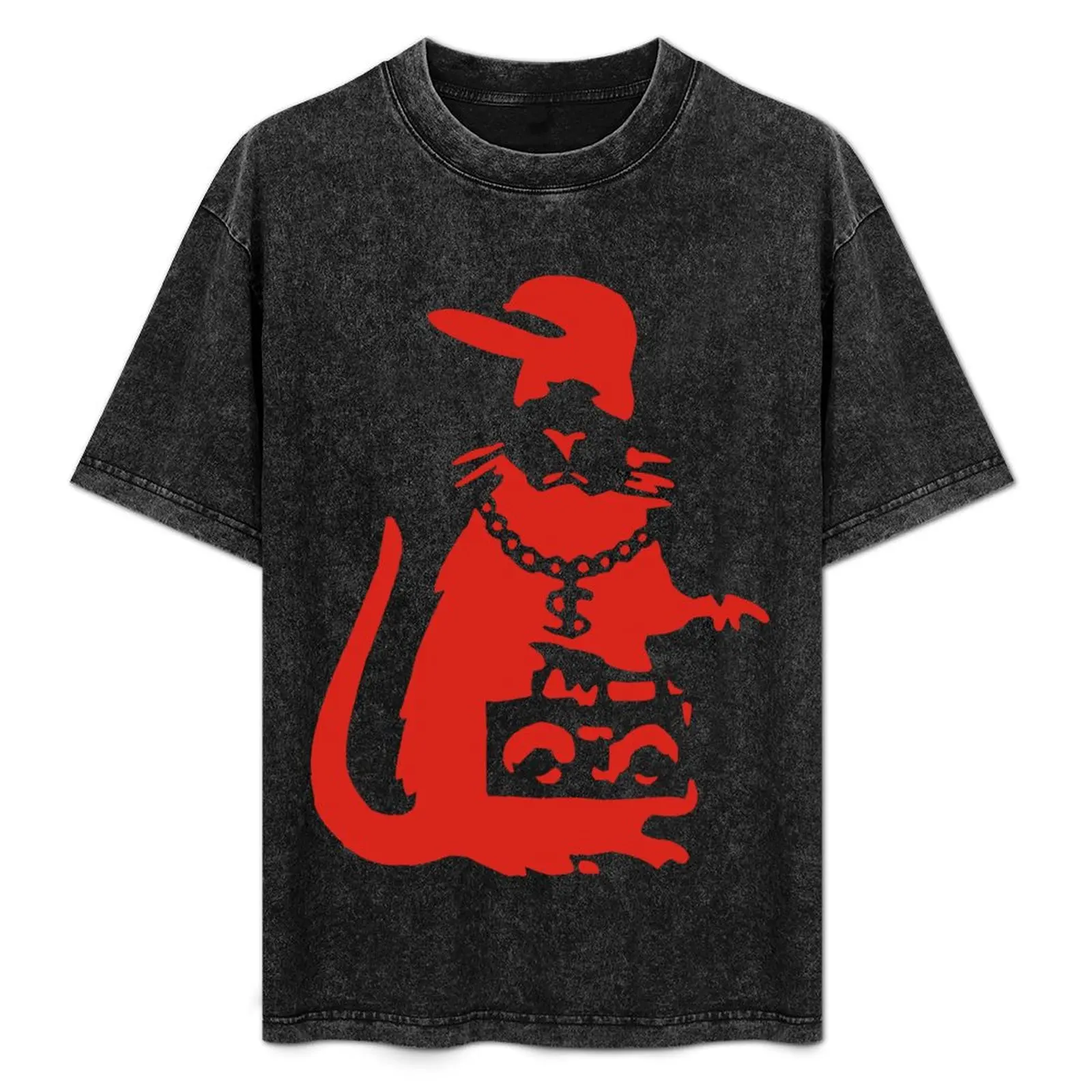 

Ghetto Rat T-Shirt animal prinfor boys luxury designer vintage graphic tee korean fashion shirts men