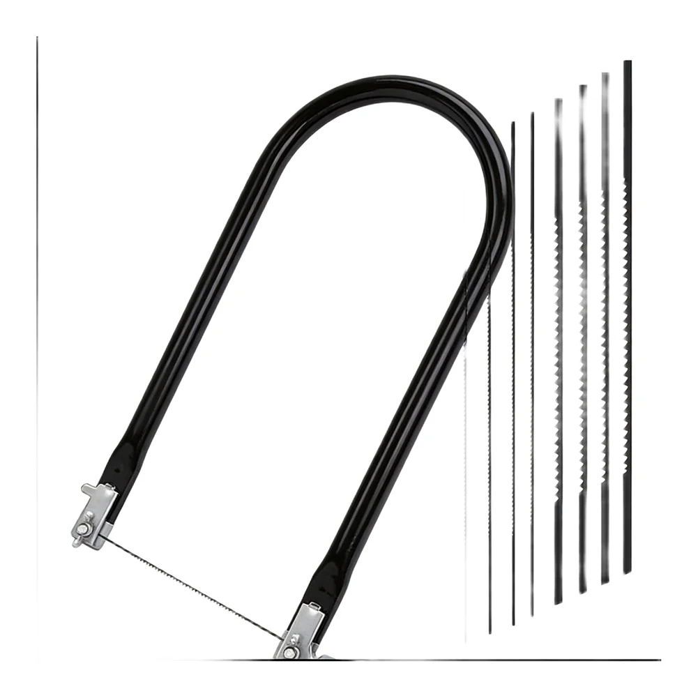 for-wood-for-plastic-fretwork-saw-u-shaped-saw-wood-carving-26cm-wood-handle-includes-8-blades-blade-changing-tool