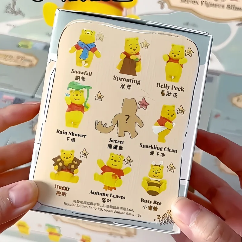 

Горячая подлинная серия Винни-Пух Happy Time, фигурки слепых коробок, милые коллекционные модели кукол, Винни-Пух, загадочная коробка, подарки