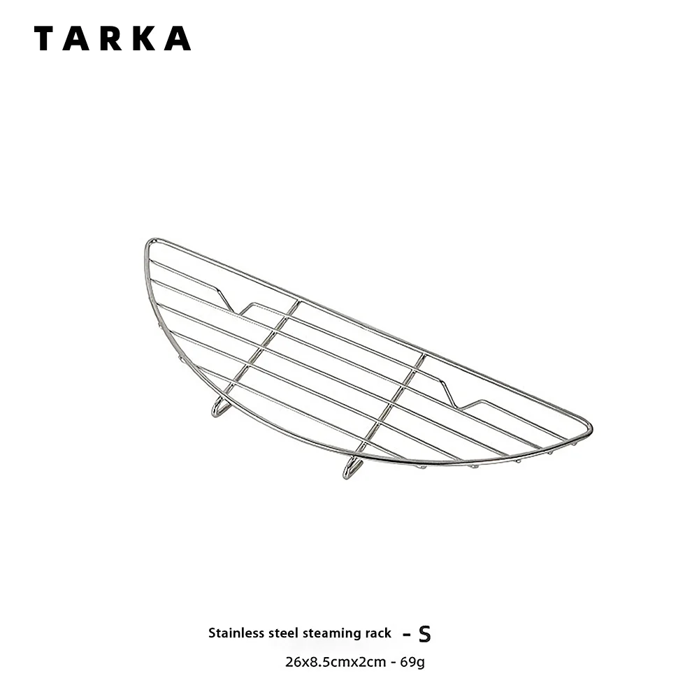 TARKA Outdoor Barbecue Net Steam Rack Stainless Steel Camping Barbecue  Anti Scorching Grill Picnic Cookware Cooking Supplies image 6