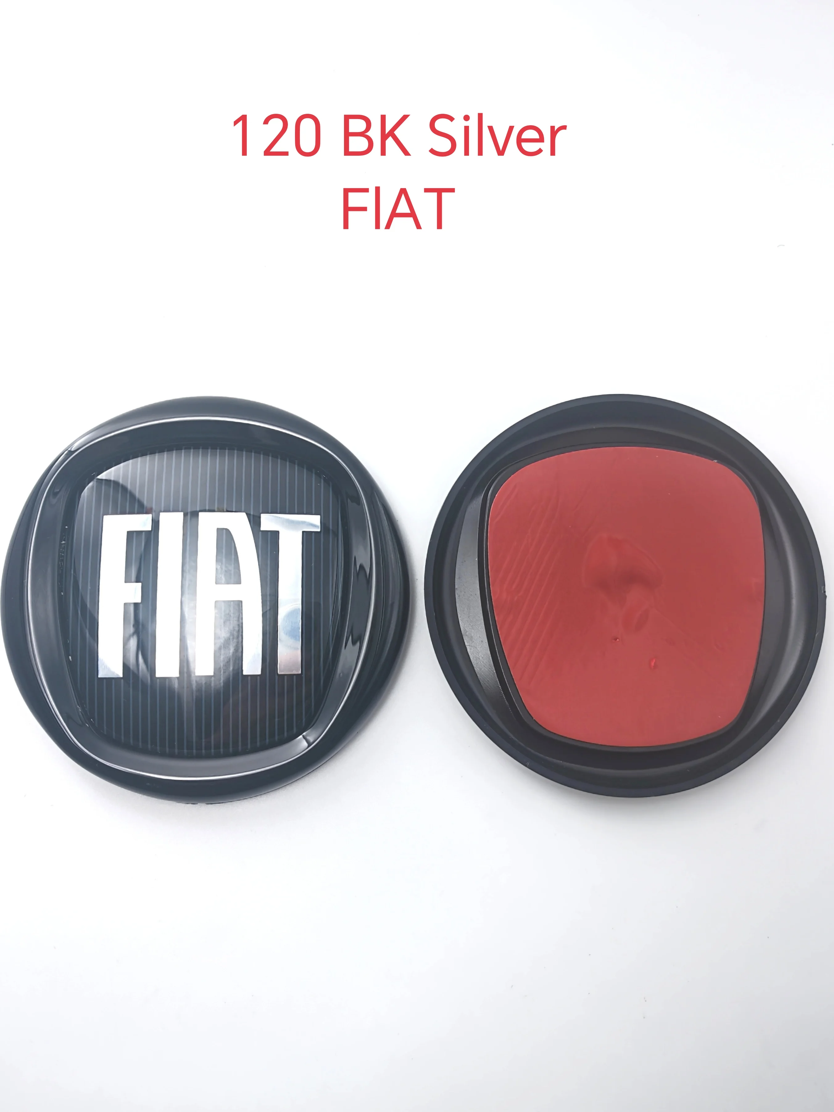 1 peça, 120mm,12cm, emblemas de logotipo de carro para fiat, emblema do capô dianteiro, acessório de emblema traseiro para doblotipo panda ducato fiorino gr