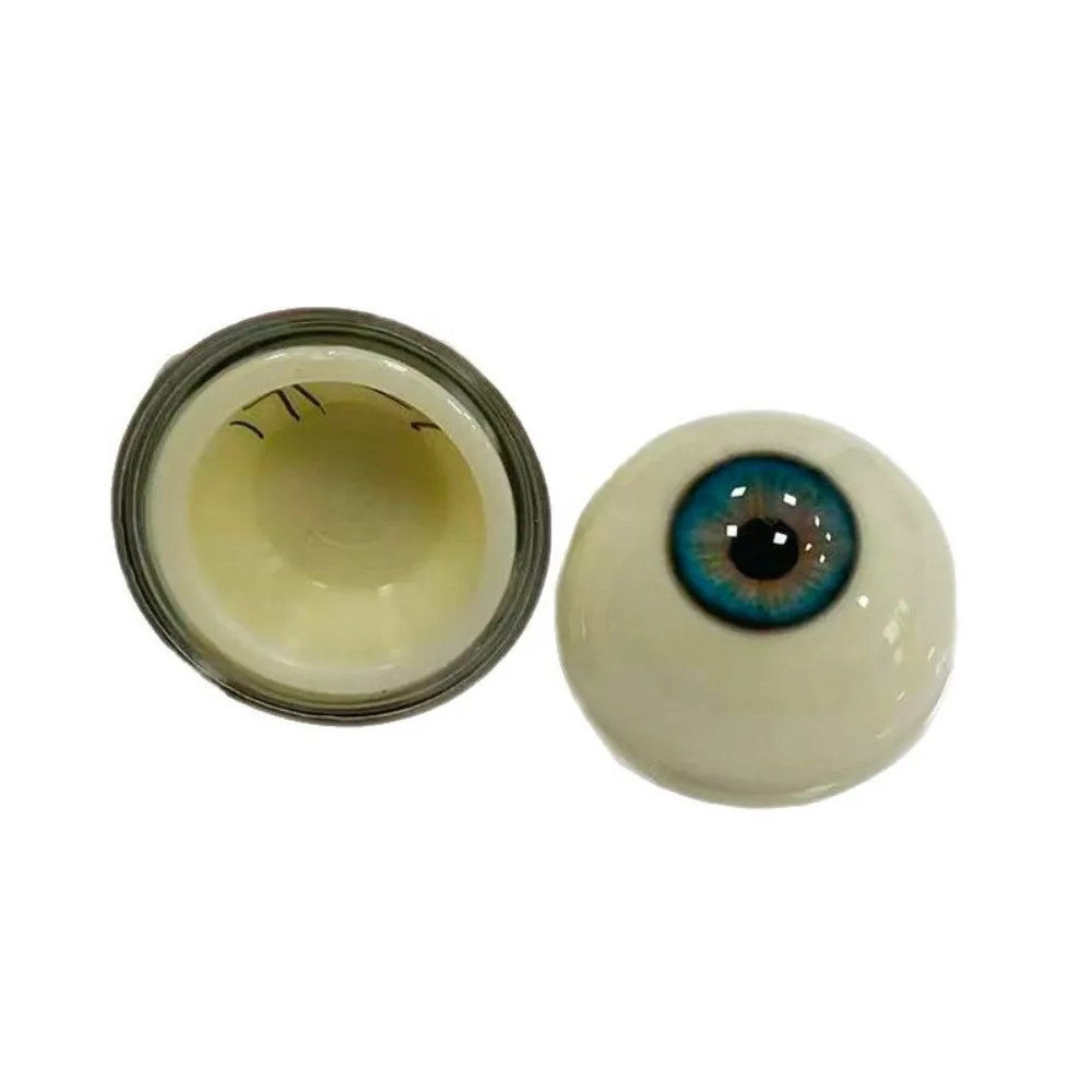 

1pair 20mm Acrylic Fake Eyes Eyeballs with 3 Dimensional Fitting Eye 10 Styles Silicone Simulation Eyeballs DIY Making Crafts