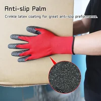 Crinkled Anti-Slip Gloves, Anti-Skid Labor Protection Gloves, Work Gloves. High Grip, Wear-Resistant & Anti-Slip 6