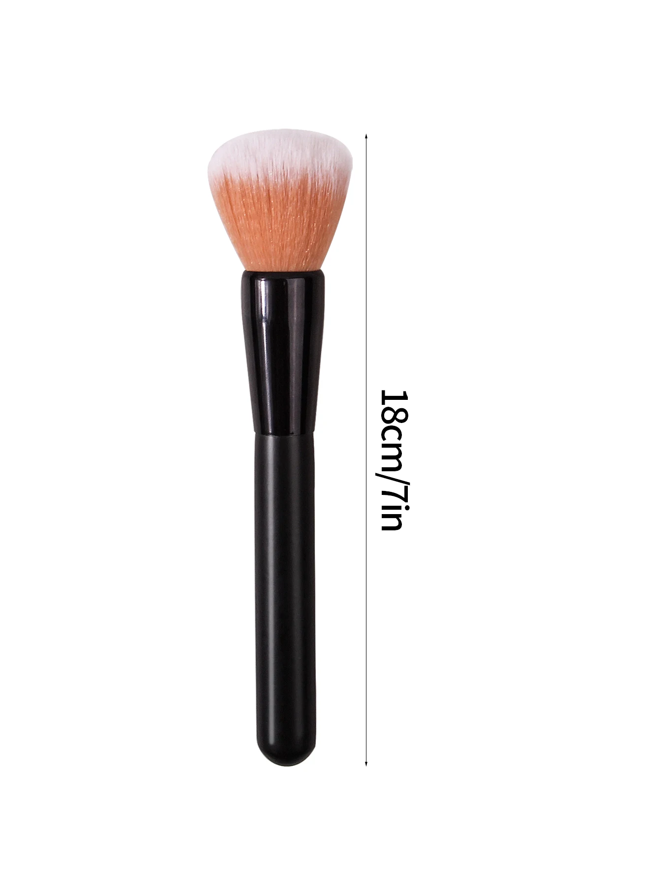 1 piece of wooden handle soft powder brush blush brush contactor brush multi-functional facial makeup brush tool