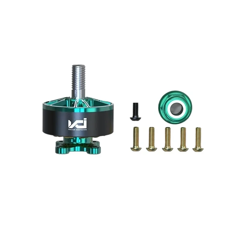 

4 шт. VCI Vulcan 2207 LT 2160KV FAI двигатель чемпионов мира зеленый красный низкий нагрев 14524 об/мин 24 В гоночный двигатель для дрона