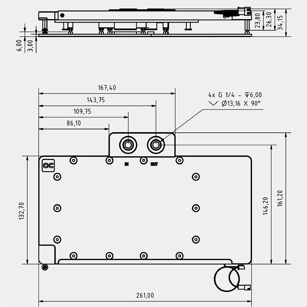 Alphacool Core Water Block Serve For Asus ROG Astral GeForce RTX 5080 16GB Graphics Card Cooler With Backplate