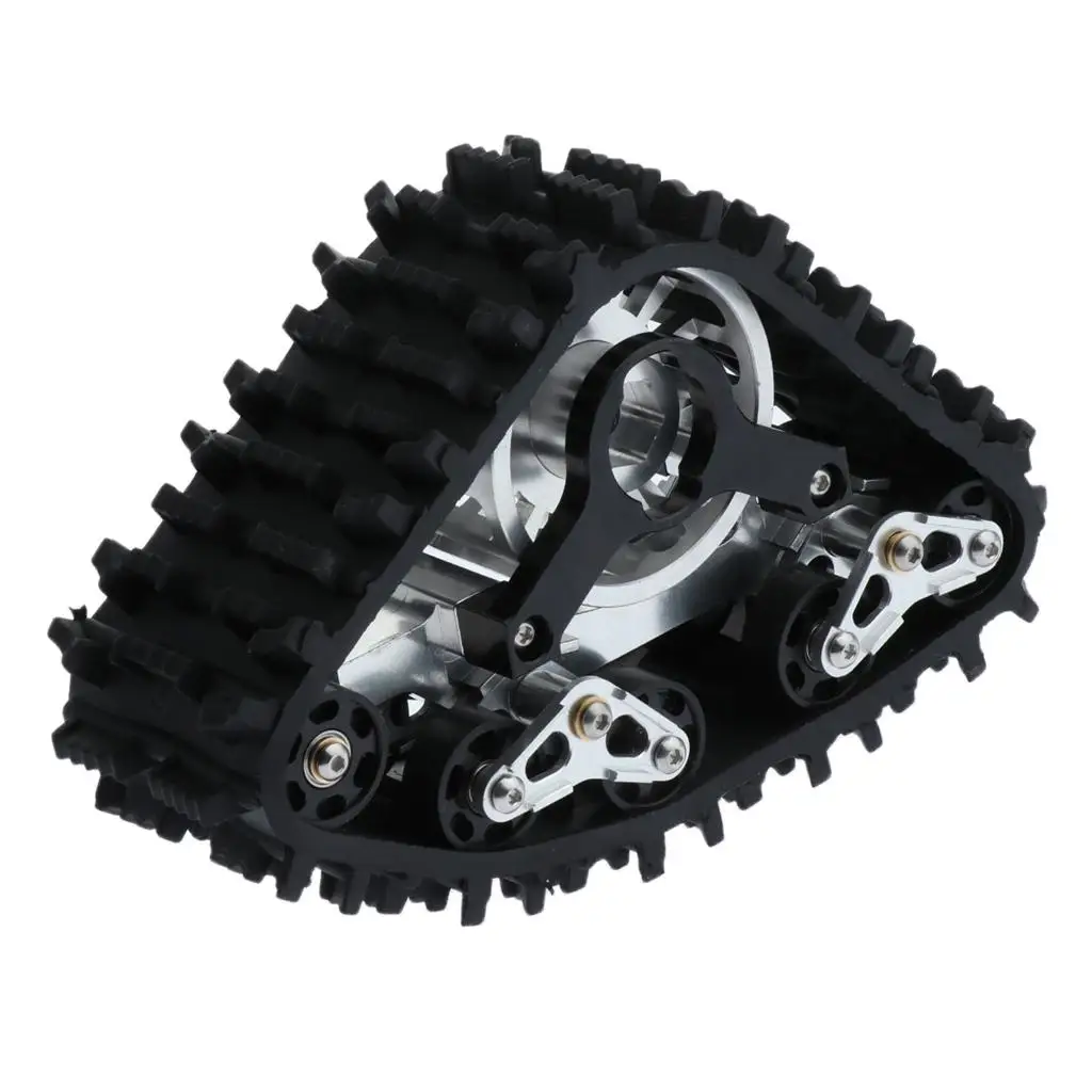 1/10 RC Crawlers Model Track Snow Tire Wheel for Axial SCX10 DIY Parts 1Pc