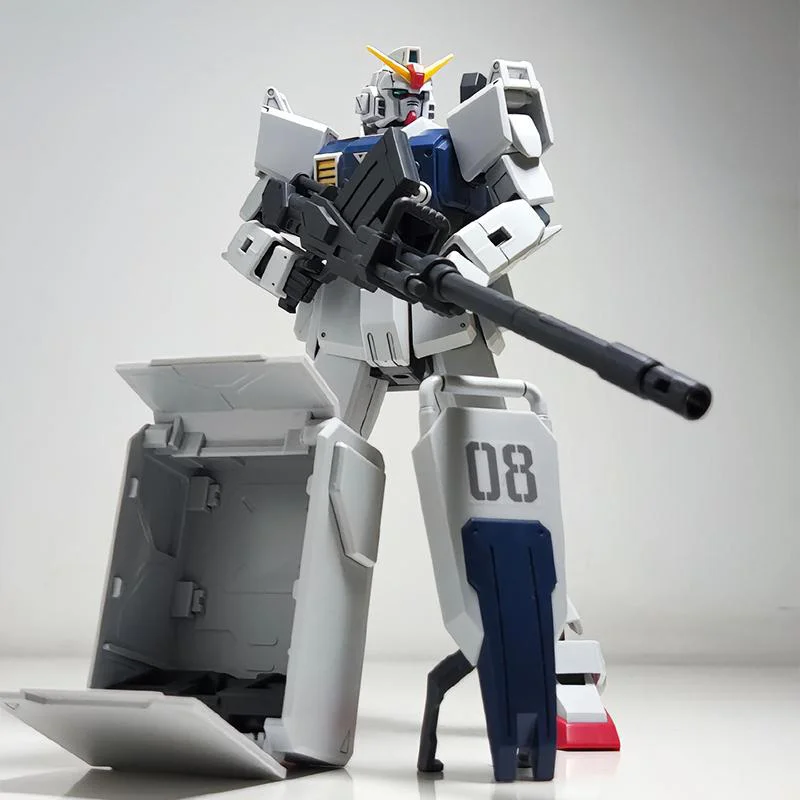 KK modelo RX-79G HG 1/144 HGUC 210 08 Kit de modelo de montaje RGM-79G GM colección tipo tierra acción Fiugres modelo Kits juguetes regalo