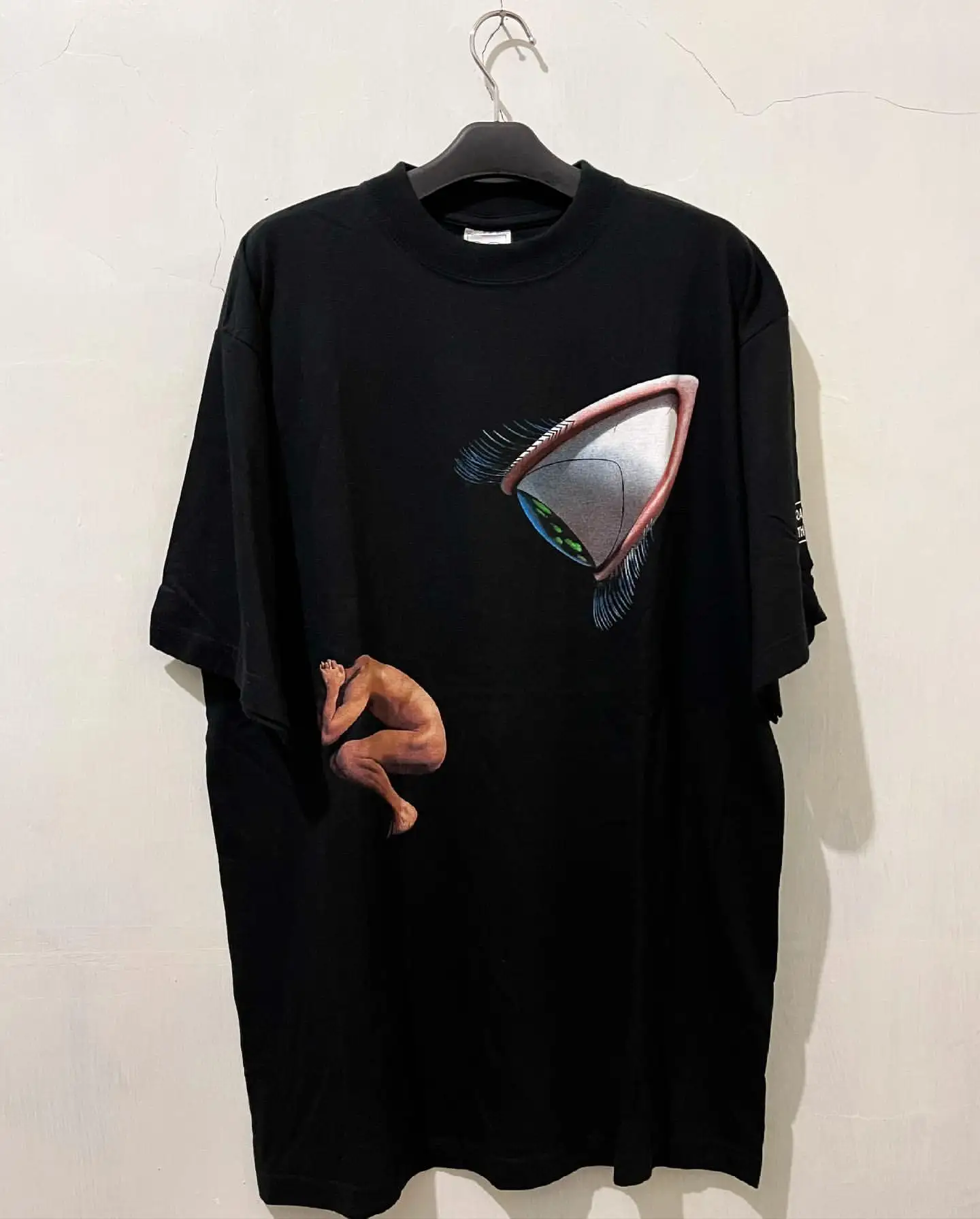 

Heavyweight 260G Loose Lazy Sle Vintage ort Sve T-irt Cotton Polyester Blend Summer Casual Loose Fit M Top