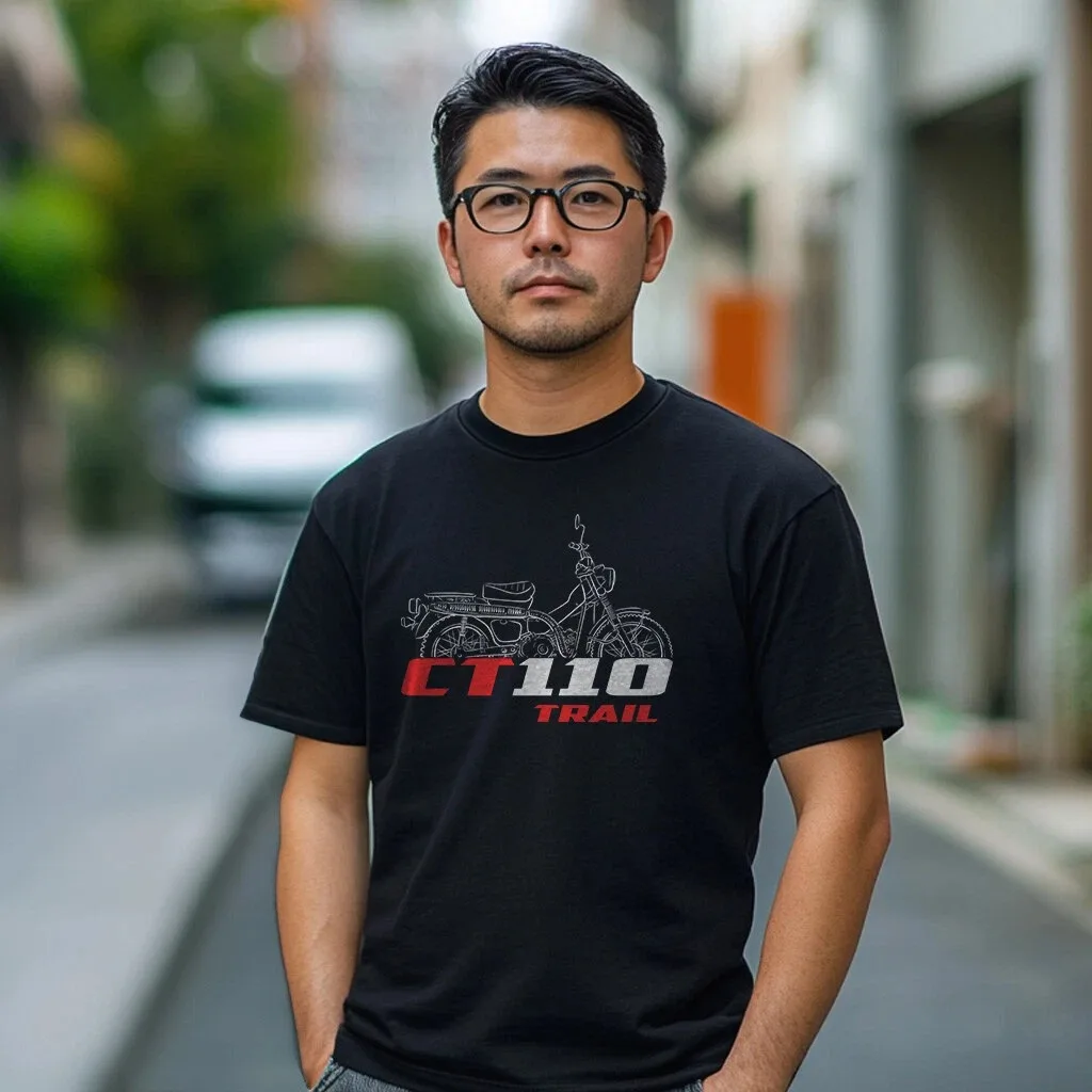 CT110 Trail 1980–2013 - Motorcycle T-Shirt for Riders