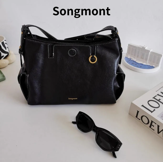 

Songmont Tracing Hobo Bag for Women, Full-Grain Leather Crossbody Purse, Boho Shoulder Bag