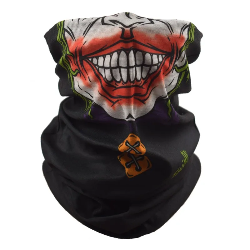 Multifunctionele unisex winddichte schedelbandana voor motorrijden, skiën en feesten.