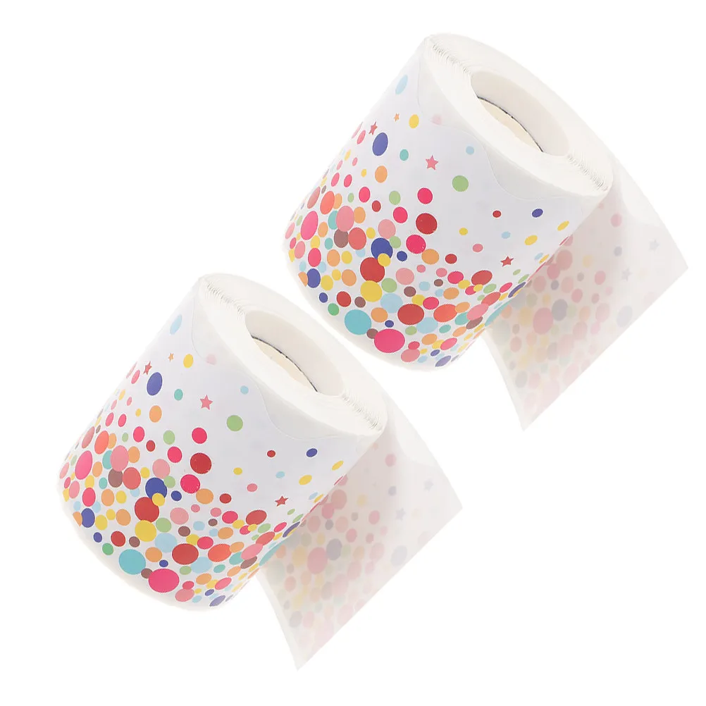 2-rolls-656-wave-border-stickers-for-blackboard-bulletin-board-dot-scalloped-trim-self-adhesive-removable-decorative