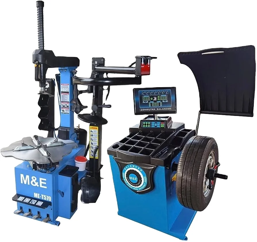 Tire Changing Machine And Balancer Combo Tyre Changer Balancing Machine