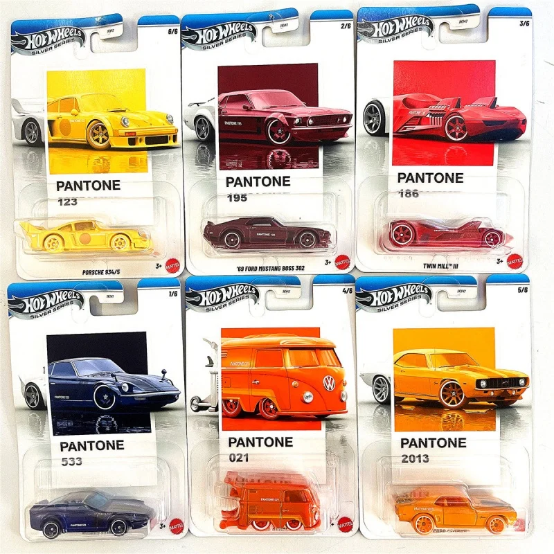 Hot Wheels Jky47- Pantone Artist Color Collection - Vehicle Nissan 1:64 Diecast Vehicle Alloy Car Model Gifts Hobby Collector
