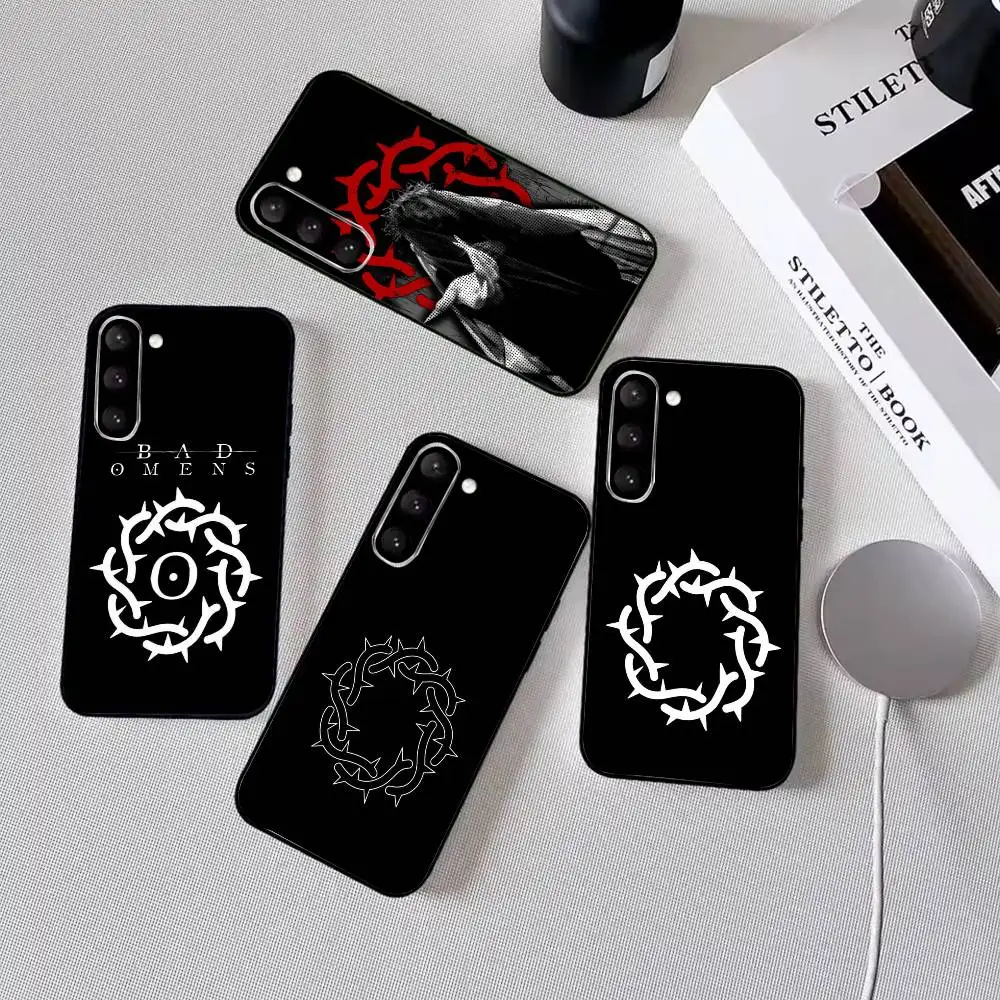 Bad Omens Phone Case For Samsung Galaxy A73,A72,A71,A70,A53,A52,A51,Others Soft Black Cover