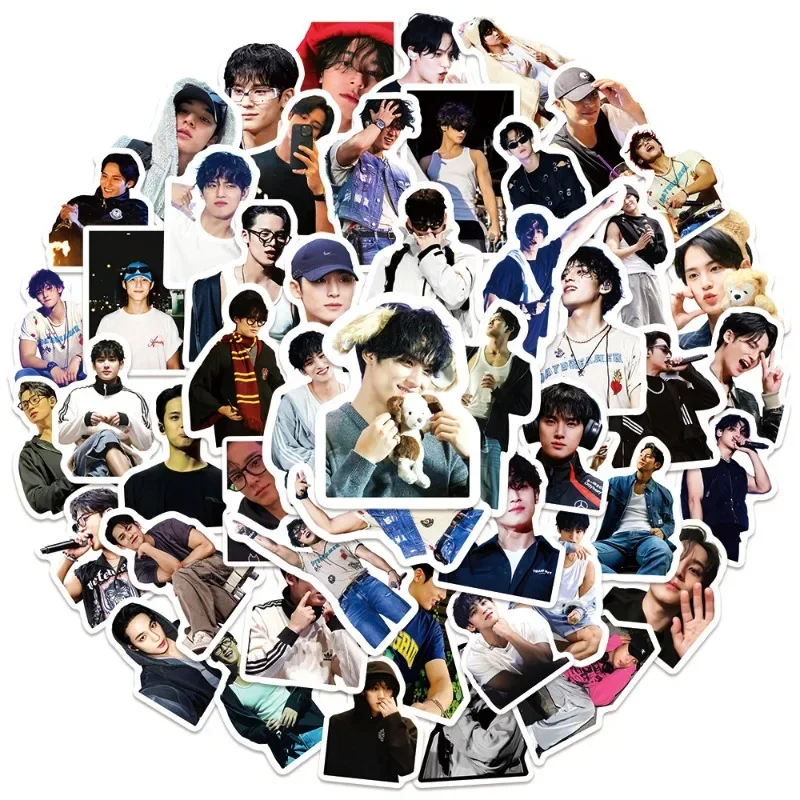 

58Pcs SEVENTEENED Creative DIY Decorative Stickers Cute Pattern Decals for Phone Case & Scooter Personalized Ornament