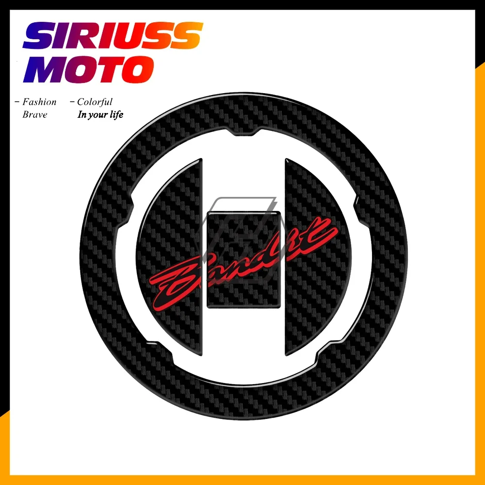 

3D Carbon-look Motorcycle Fuel Gas Cap Protector Decals Case for Suzuki Bandit 1250S 2007 2008 2009