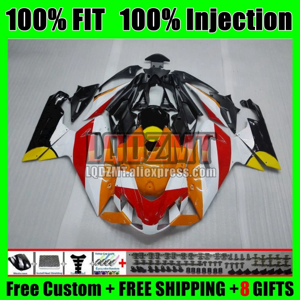 Injection Body For Aprilia RSV125 RS125 12 13 14 15 16 111No.145 New orange RS-125 RS 125 R RR 2012 2013 2014 2015 2016 Fairing