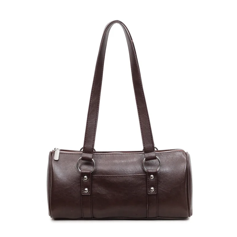 حقيبة يد كلاسيكية لعام 2025، محفظة نسائية واسعة بمقبض علوي، حقيبة كتف كروس من النهار إلى الليل، حقيبة حبال كاجوال، بسيطة #5