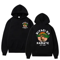 Sudadera con capucha de dibujos animados de Cobra Kai para mujer, ropa con capucha de Miyagi Do, sudadera Unisex de Anime Vintage para primavera y otoño, Sudaderas Harajuku