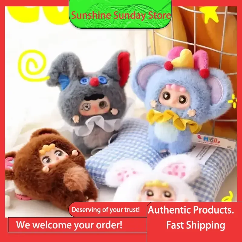 

Wa San Sui Three Troublemaker плюшевая виниловая кукла коробка экшн-фигурка игрушка Kawaii куклы Peluche мягкие детские подарки на день рождения для девочки