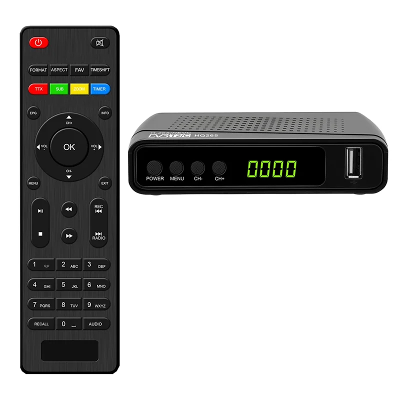 【Hot Ltem】H.265 DVB-T2 Decoder Digitale Terrestre Mini Ricevitore Digital Terrestrial Min Decoding EPG Set Top Box EU Plug