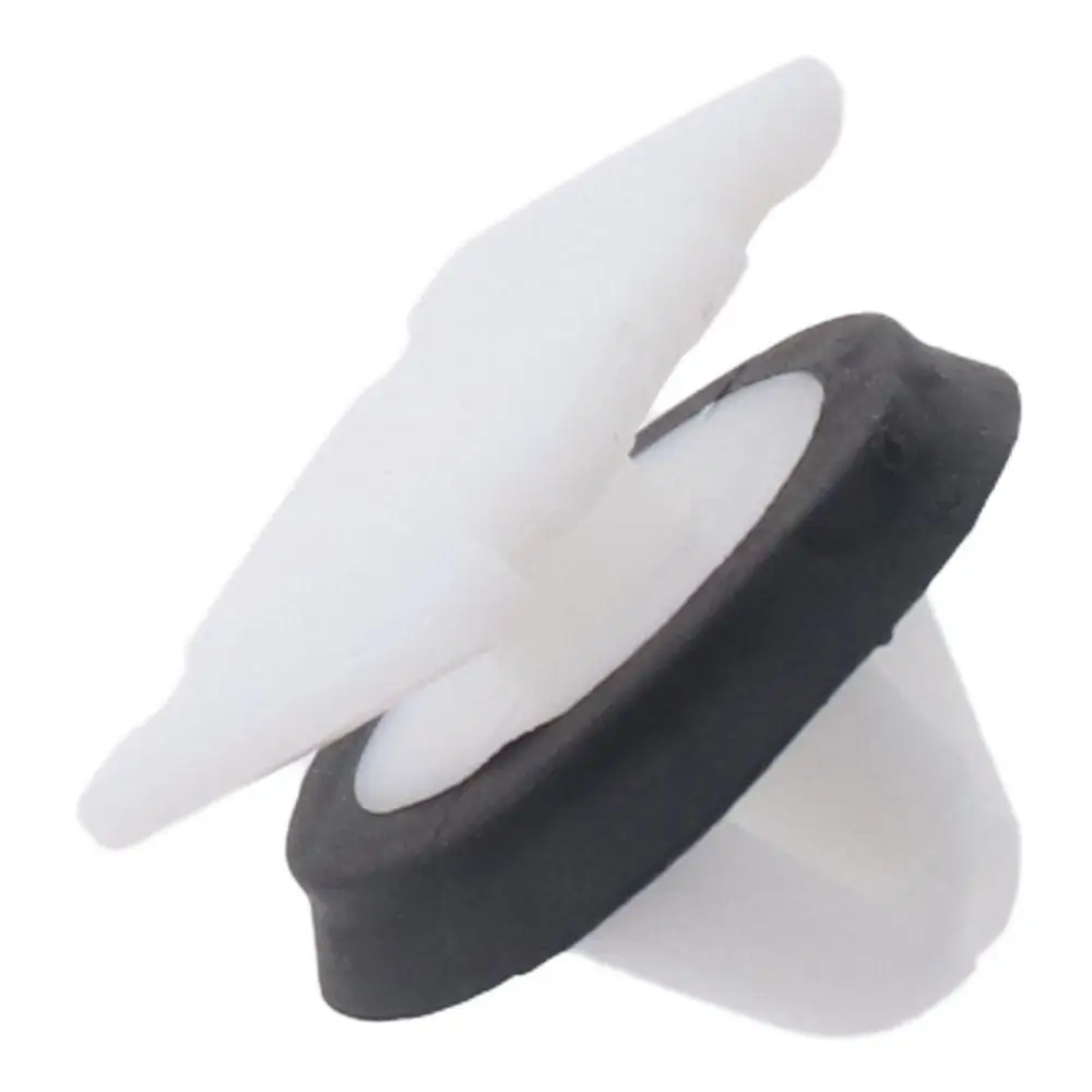 50Pcs White Rocker Panel Car Accessories Parts Nylon 11547581 Flare Clips Clips For Car