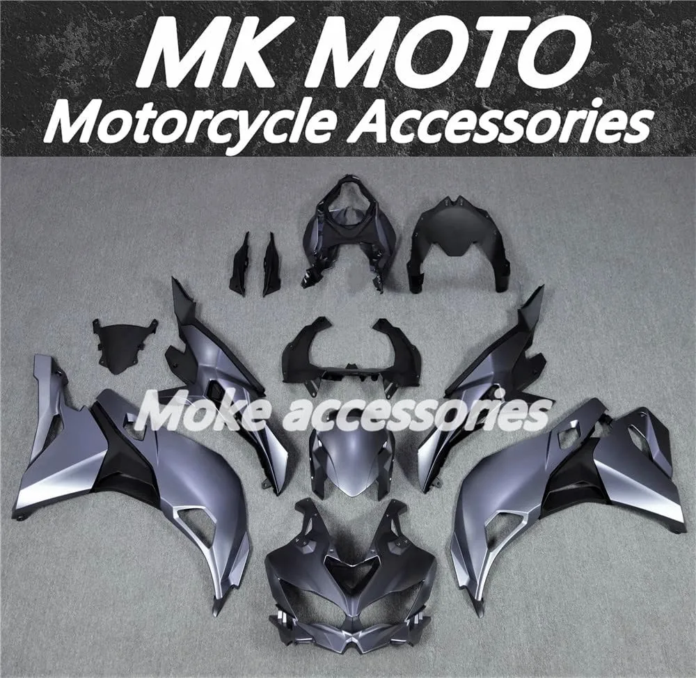 

Комплект кузова мотоцикла Moke moto для ZX-25R ZX-4R 2019 2020 2021 2022 2023, комплект обтекателей, подходит для ABS Injection, черный металлик, новый