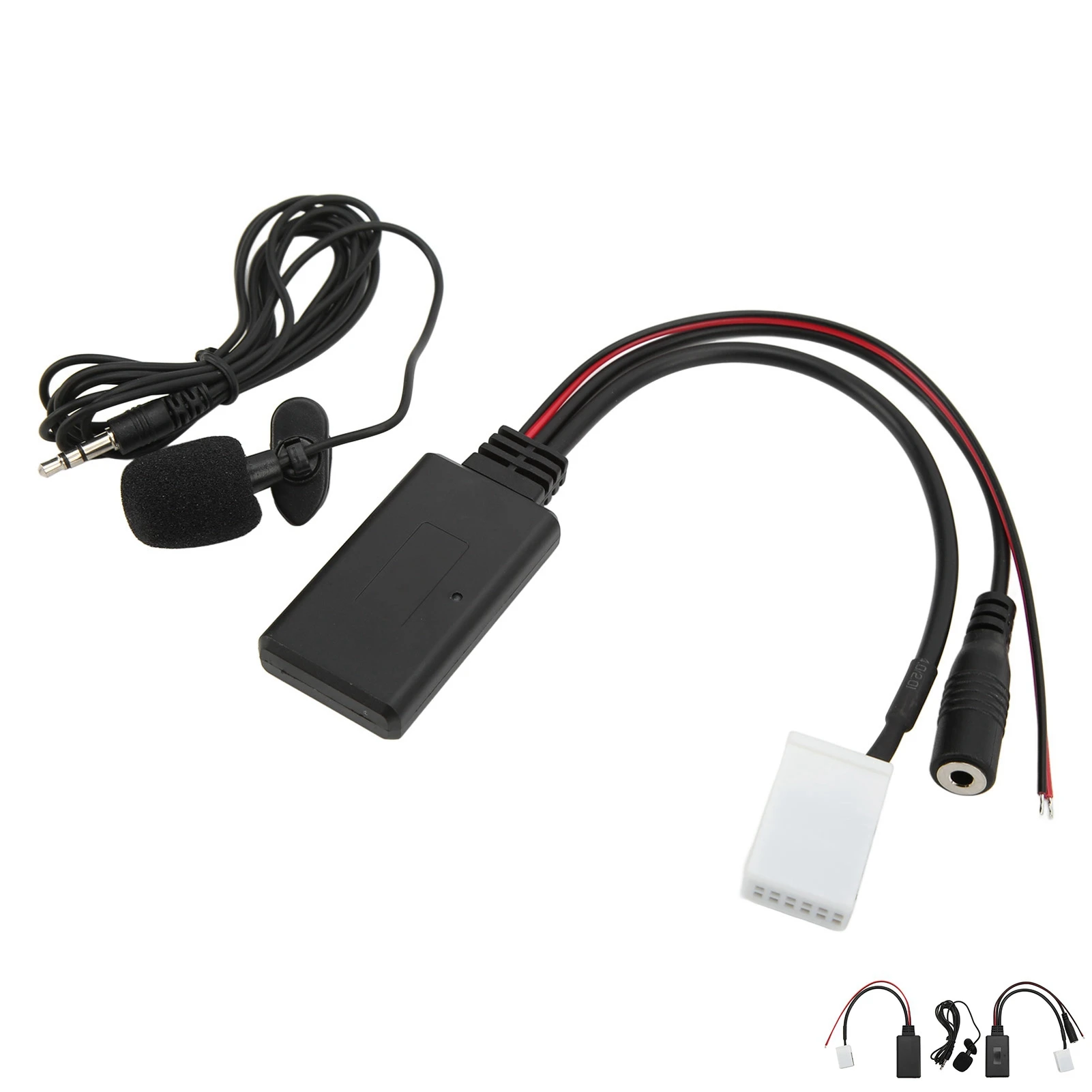 12-Pin Auto-Radio RD4 Musik-AUX-Kabeladapter für C2 C3 C4 C6 C8 Empfänger mit Bluetooth-Verbindungskabel – Detail 2