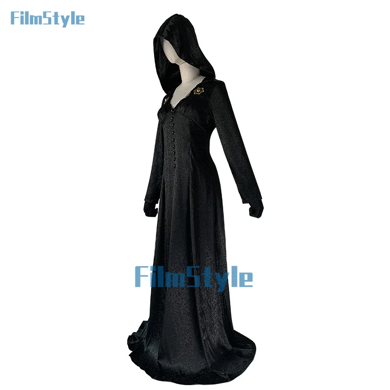 Roupa de aldeia residente daniela vampiro traje de halloween horror cosplay vestido feminino assustador carnaval vestido gótico mal para adulto