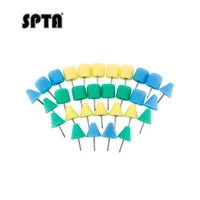 Almohadillas de pulido y pulido SPTA, Mini kits de almohadillas de esponja, almohadillas pulidoras de detalles de coche para faros de ruedas de coche en taladro y rotativo