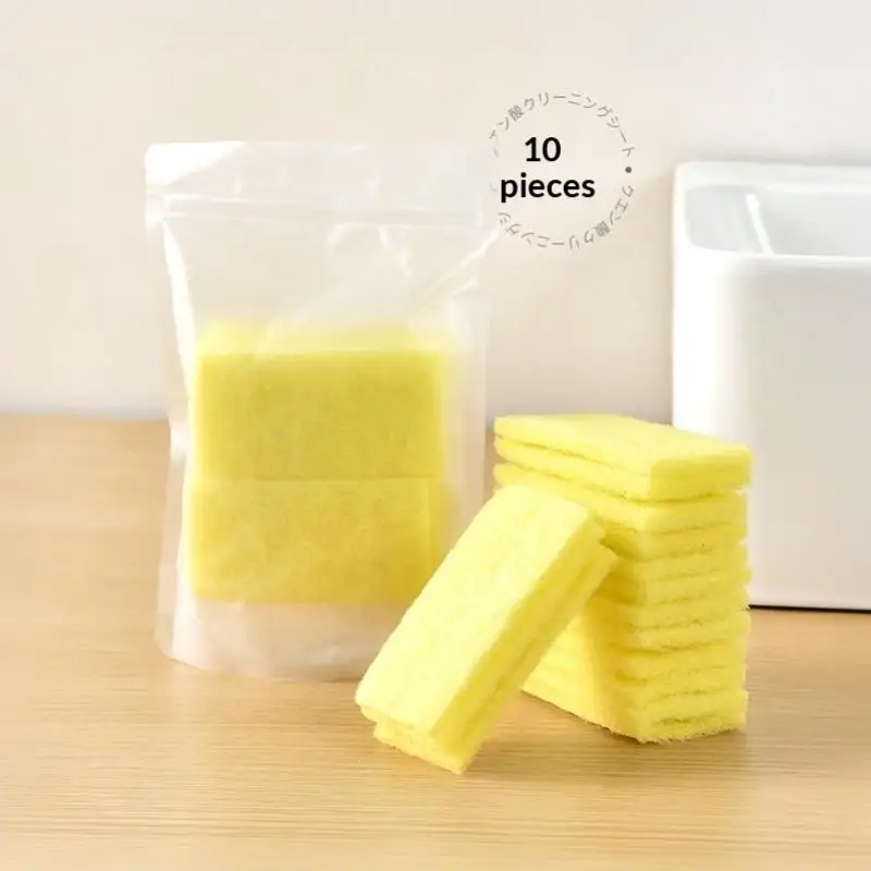 10 Stück Scheuerschwämme für die Küche, Ölbeseitigung, Kratzfreie, Wiederverwendbare Mehrzweck-Reinigungstücher – Detail 5