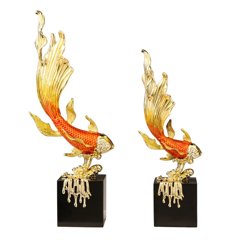 

New Chinese-style light luxury ornaments like a duck to water, high-end home gifts and decorative gifts