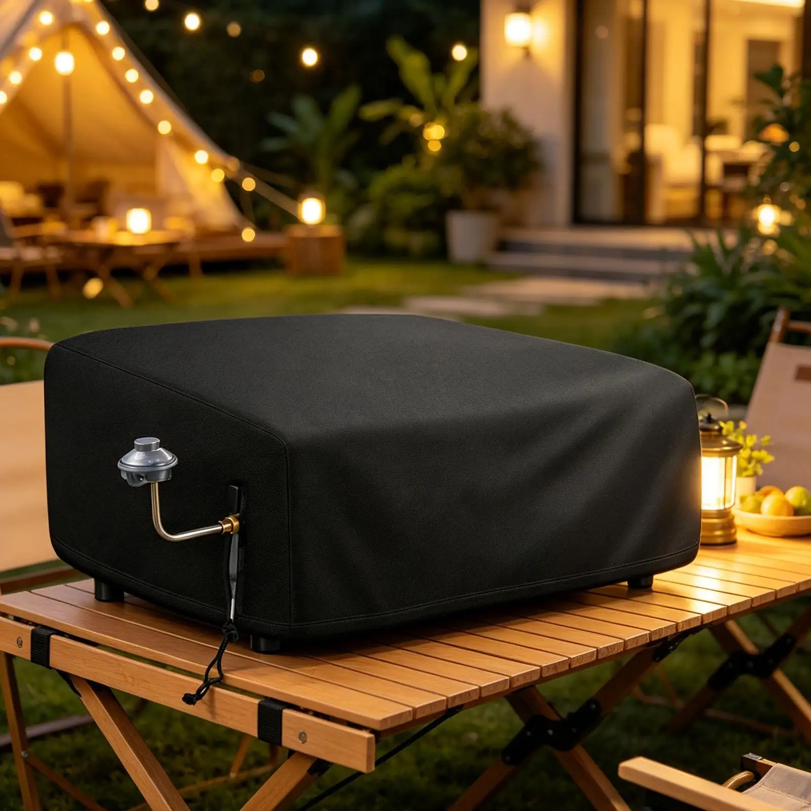 Gas Grill Cover Waterproof Heavy Duty Propane BBQ Top Grill Covers Heavy Duty Waterproof For Barbecue Bar Patio Kitchen Griddle view 3