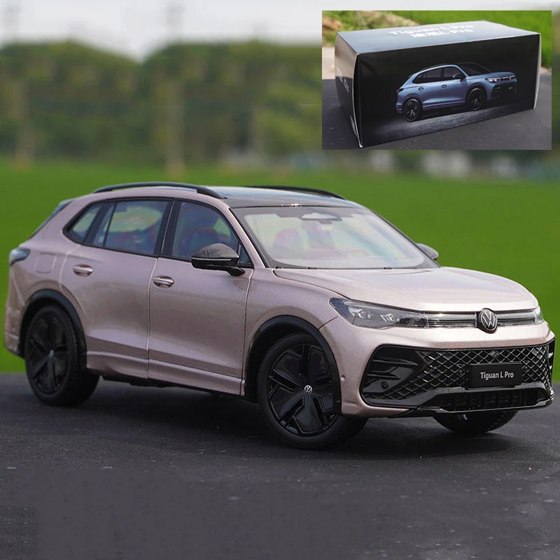 WELLY Neues 1:18 2025 VW Tiguan L PRO SUV Legierung-Automodell Druckguss-Metallfahrzeug Hochdetailliertes Kinderspielzeug Geschenk Dekoration 3