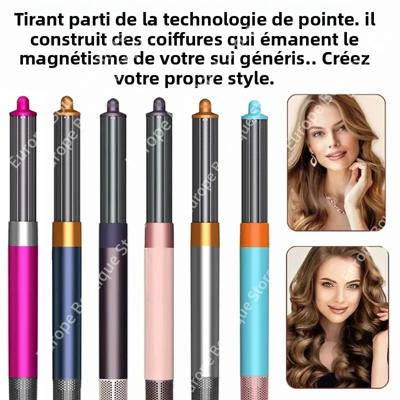 

6 IN1 Multi Hair Styler, 1300W High Power, Combines Drying, Straightening and Curling Functions, Suitable for Home and Salon Use