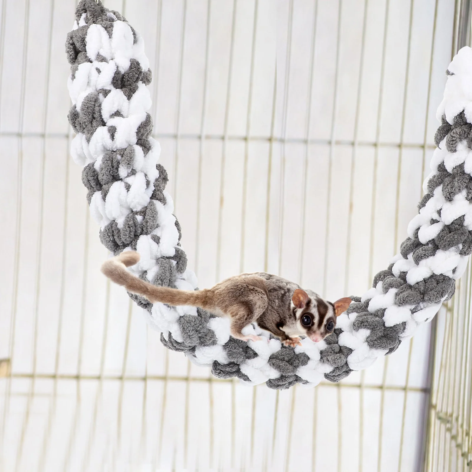 Sugar Glider Klimtouw Interessant Cavia Speelgoed Rat Accessoires Draagbare Huishoudelijke Ferred Hangmat